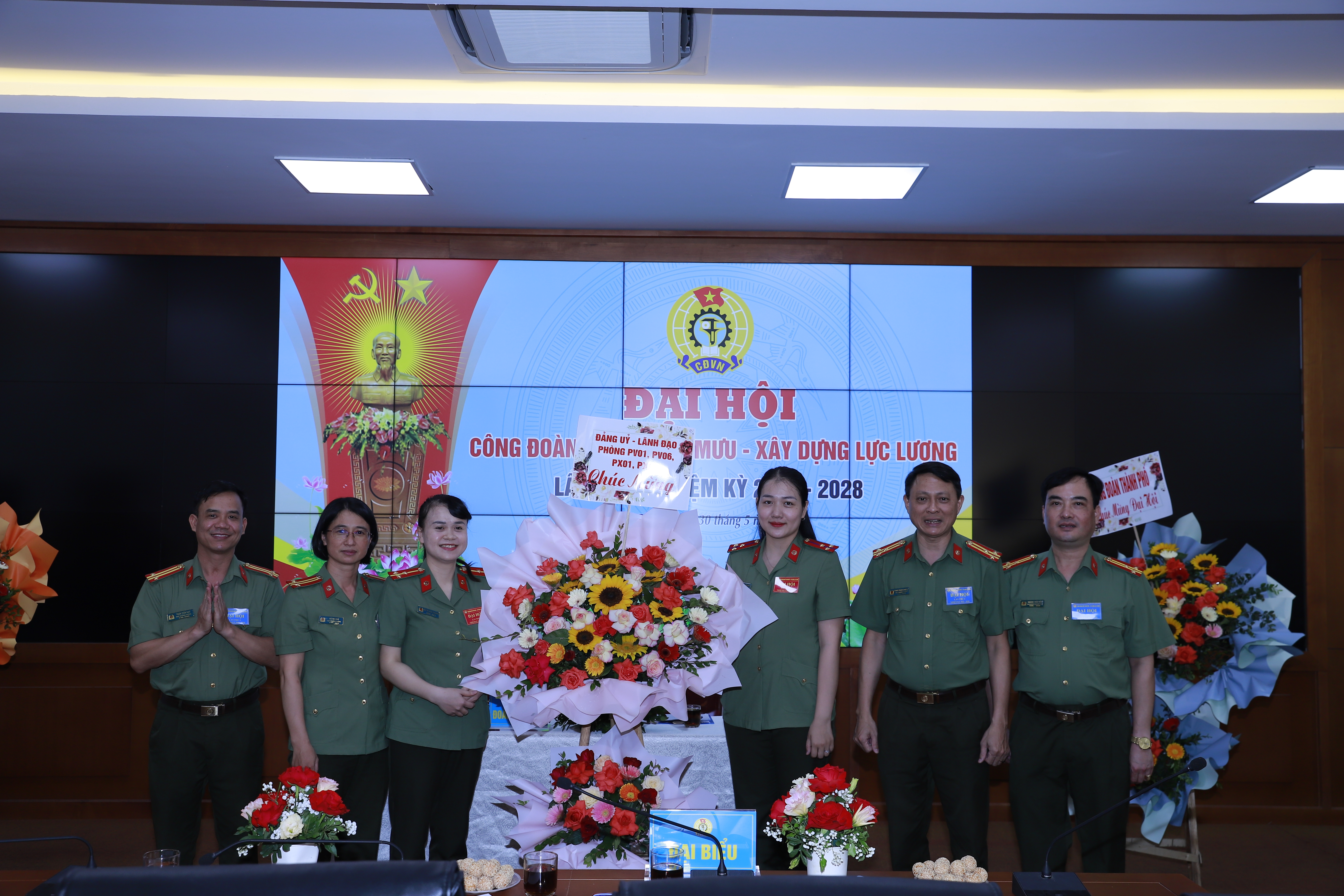 Đại hội Công đoàn cơ sở: Khối Tham mưu – Xây dựng lực lượng CATP  Triển khai 9 nhiệm vụ trọng tâm công tác Công đoàn cơ sở